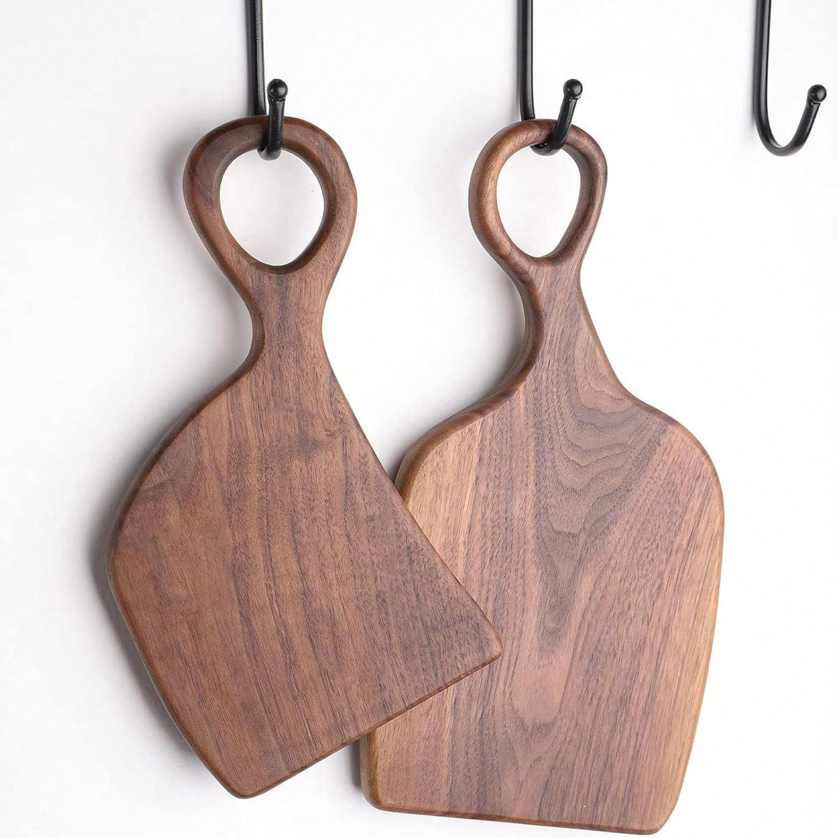 2 PCS Compact Wooden Cutting Board Set For Couples, Small Fruit & Bread Charcuterie Board, Kitchen Decor & Anniversary.