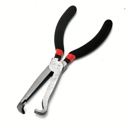 2-Piece Carbon Steel Electrical Disconnect Pliers Set, Automotive Electrical Connector Clamps, Rust-Proof Automotive Hose And Fuel Line Disconnect Tools, For Push Pin Plugs, Recommended For Use On Met