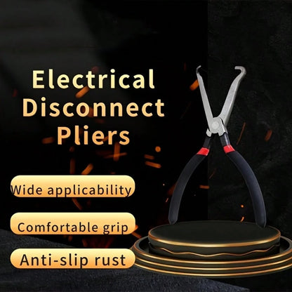 2-Piece Carbon Steel Electrical Disconnect Pliers Set, Automotive Electrical Connector Clamps, Rust-Proof Automotive Hose And Fuel Line Disconnect Tools, For Push Pin Plugs, Recommended For Use On Met