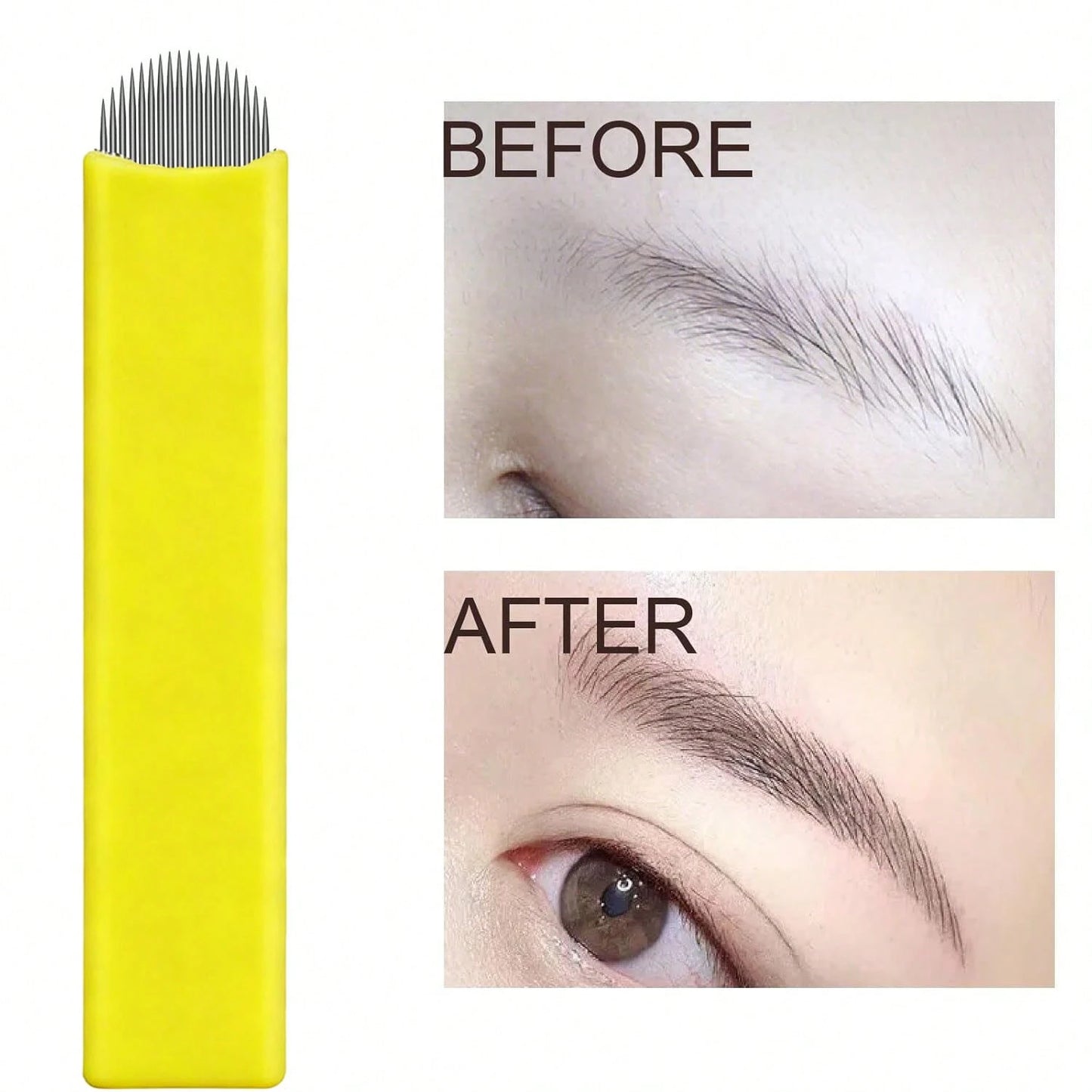 20/50pcs,Disposable Micro-Needle Kit For Permanent Makeup – Individual Packaging For Eyebrows, Eyeliner, And Lip Shaping – Suitable For Tattoo Artists And Beginners In Body Art Design – Tattoo Supplie