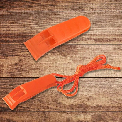 20 Emergency Safety Whistles With Bright Sounds, Plastic Rescue Whistles With Lashes, And Water Sports Whistles