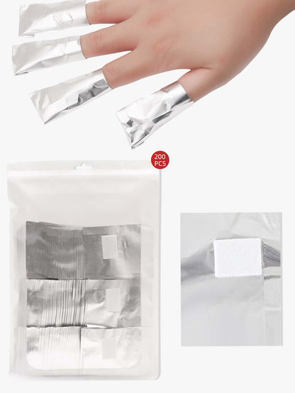 200pcs/Pack Nail Remover Foil Wraps
