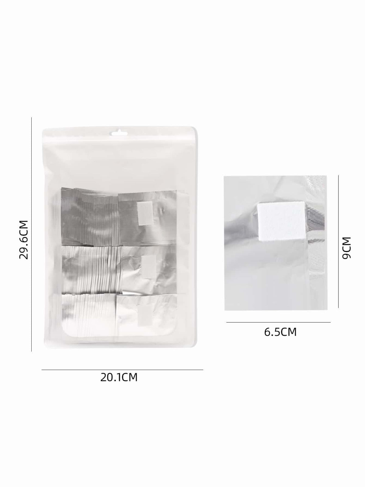 200pcs/Pack Nail Remover Foil Wraps