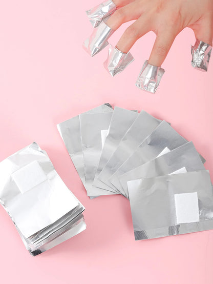 200pcs/Pack Nail Remover Foil Wraps