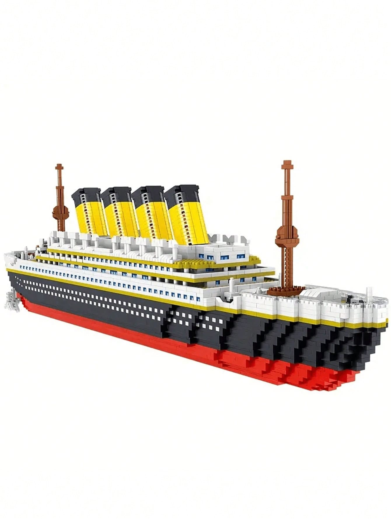 2020+ Pieces Micro Building Blocks Ship Model, High Assembly Difficulty, Collectible Ship Model, Perfect Choice For Home And Office Decoration, 3D Building Blocks Set, Home Decor Building Blocks Model