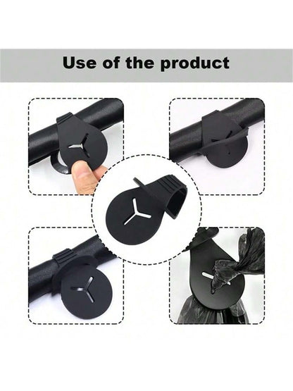 2024 Hot-Selling Pet Waste Poop Bag Holder With Handle, In-Stock Dog Poop Bag Dispenser, Hands-Free Clip, Leash, Waste Bag Bracket