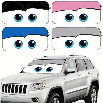 2025 Car Windshield Sun Shade, Foldable Windshield Cover, Blocks UV Rays, Keeps Vehicle Cool, Suitable For Cars & SUVs