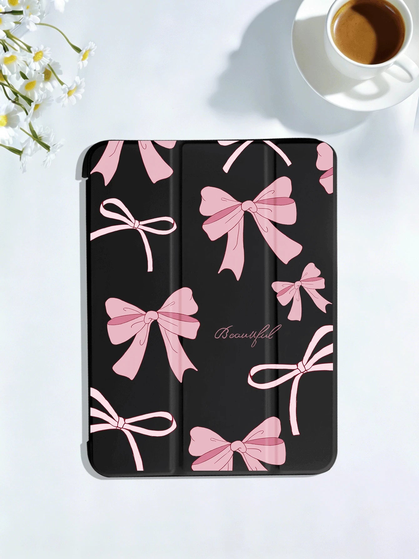 2025 Minimalist Bowknot Pattern Tablet Protective Case, Compatible With Ipad 7/8/9/10th Gen/Pro 12.9/Pro 11/11th Gen(A16), Galaxy Tab S6 Lite/Galaxy Tab A11+ 2025, Provides Soft Shock-Proof Protection
