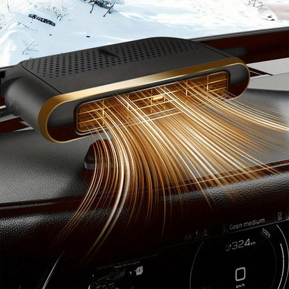 2025 Space 12V Vehicle Heater, 2 In1 Fast Heating Car Warmer & Windshield Defroster, Winter Essential Automobile Heating Device For Car, RV, SUV & Cold Weather Driving