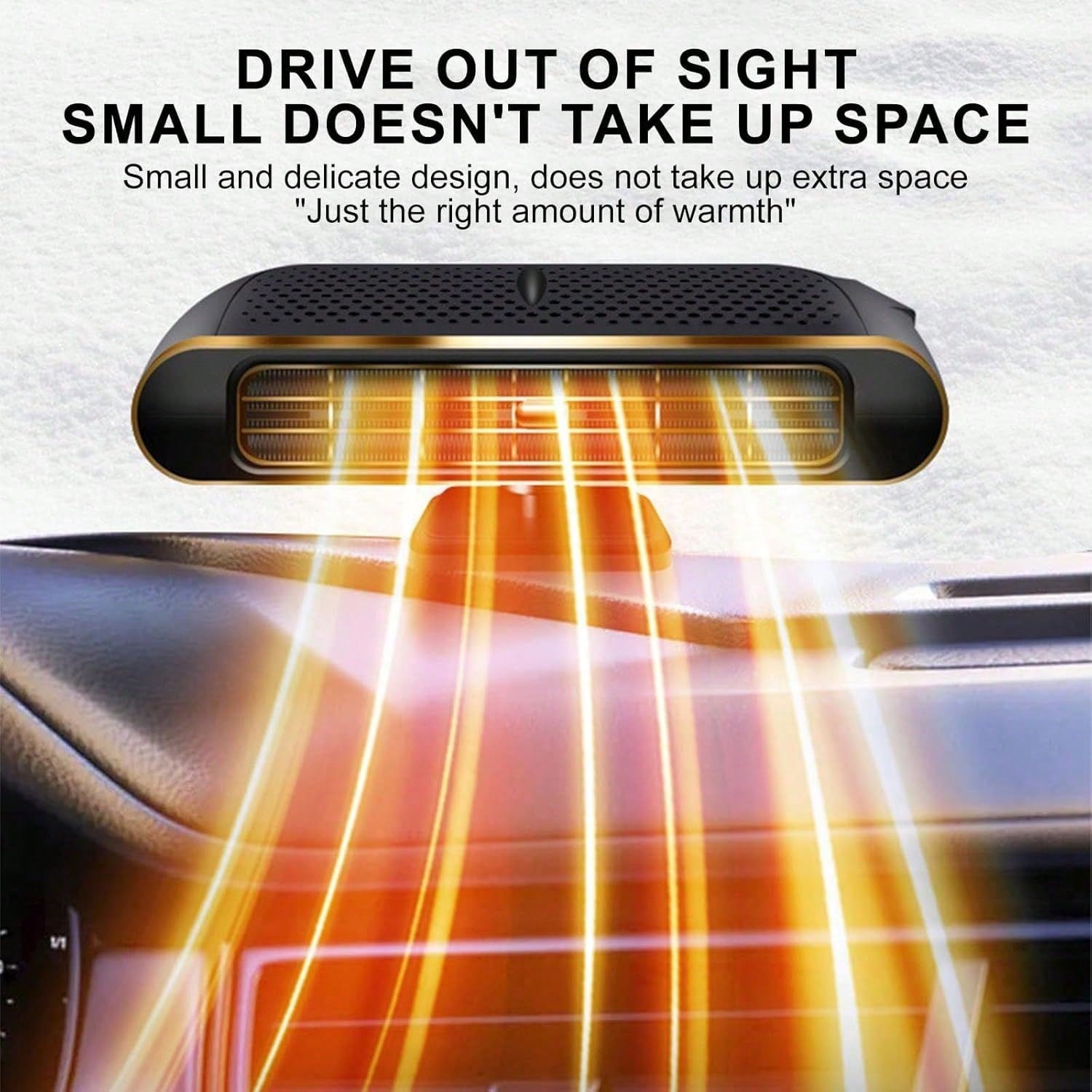 2025 Space 12V Vehicle Heater, 2 In1 Fast Heating Car Warmer & Windshield Defroster, Winter Essential Automobile Heating Device For Car, RV, SUV & Cold Weather Driving