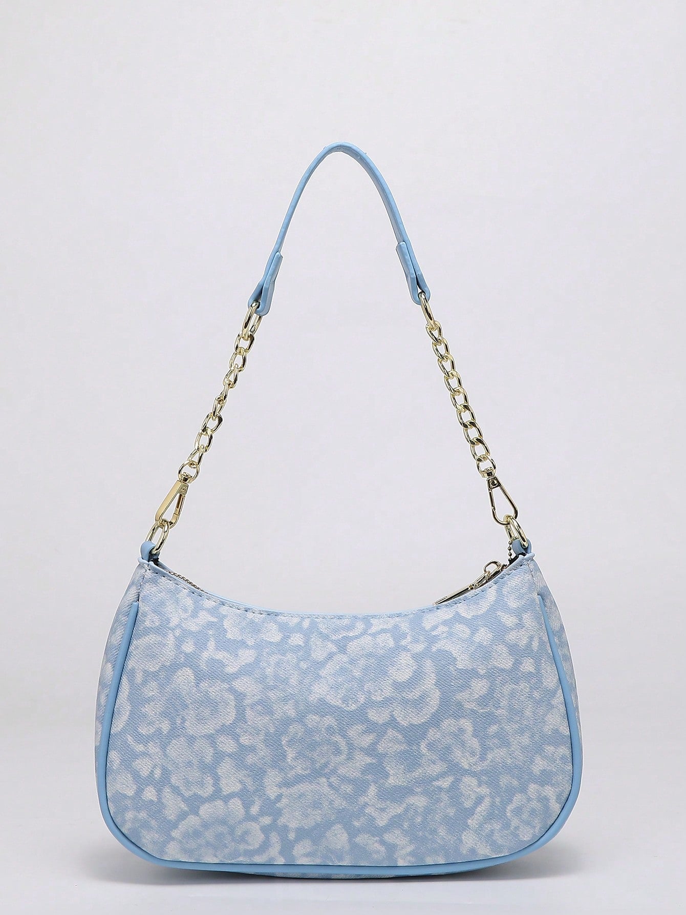 2026 New Fashion Classic Versatile Letter Graphic Design Solid Color PU Leather Crescent Shoulder/Underarm Bag, Stylish Printed Bag, Y2K Shoulder/Underarm Bag, Suitable For Shopping, Can Be Handheld O