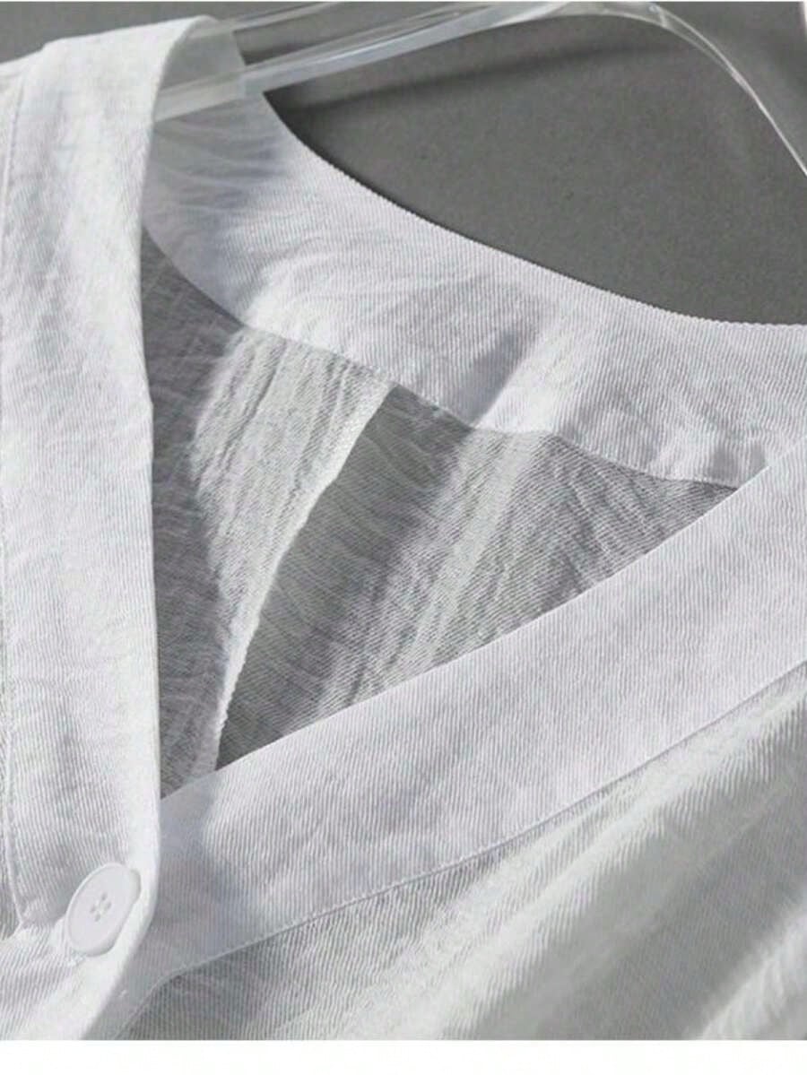 2026 Women's Loose-Fit Lightweight Long-Sleeve Shirt: 100%, Slightly Sheer Design, Slim-Fit Cut,, Casual Style, Youthful-Looking Long-Sleeve Shirt,Bre