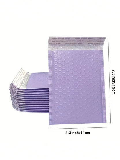 20pcs/Set Purple Bubble Mailers, Padded Poly Bubble Mailers, Packaging For Small Business, Shipping Envelopes, Packaging Bags, Padded Envelopes, Mailing Envelopes, Shipping Supplies Back To School