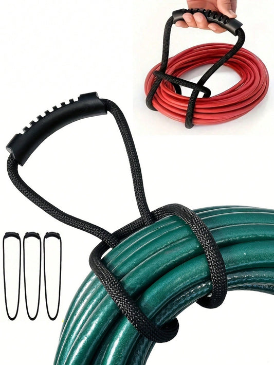 22-Inch Heavy Duty Strap With Easy Grip Handle- Cable Sleeve Organizer, Space Saving For Home, Garage, Boat, RV And More Multipurpose, Easy Storage