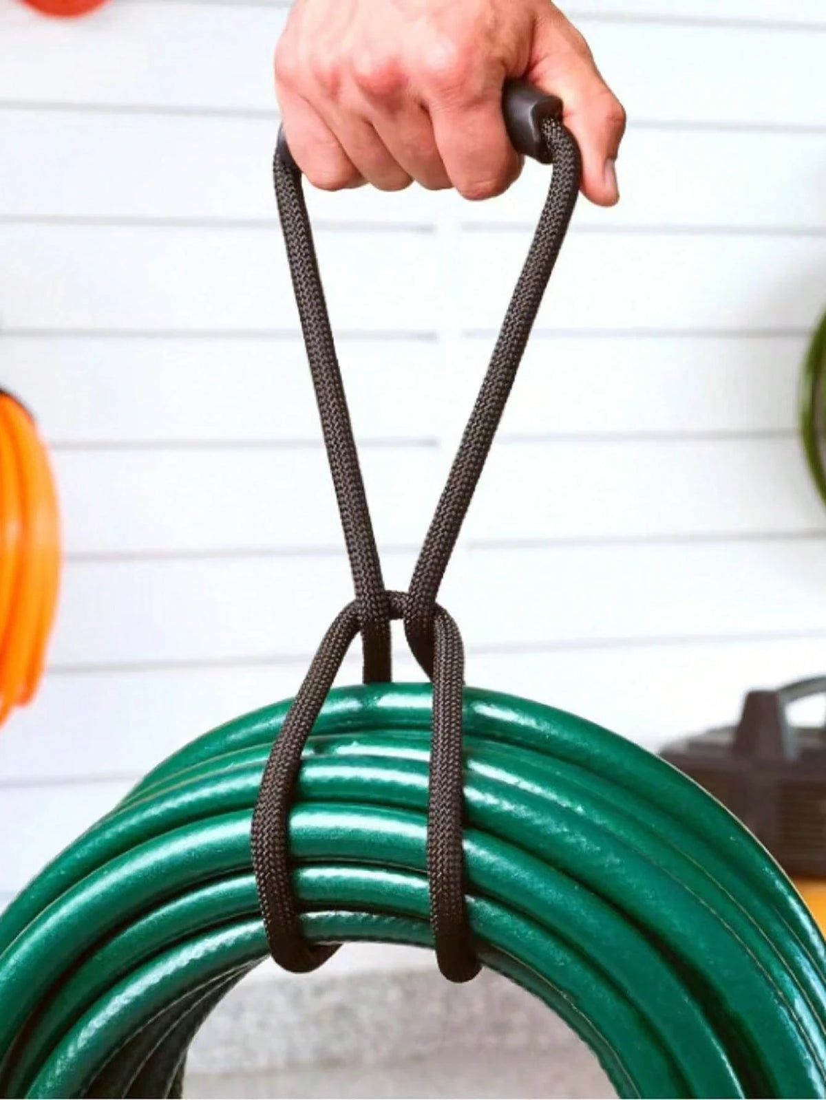 22-Inch Heavy Duty Strap With Easy Grip Handle- Cable Sleeve Organizer, Space Saving For Home, Garage, Boat, RV And More Multipurpose, Easy Storage