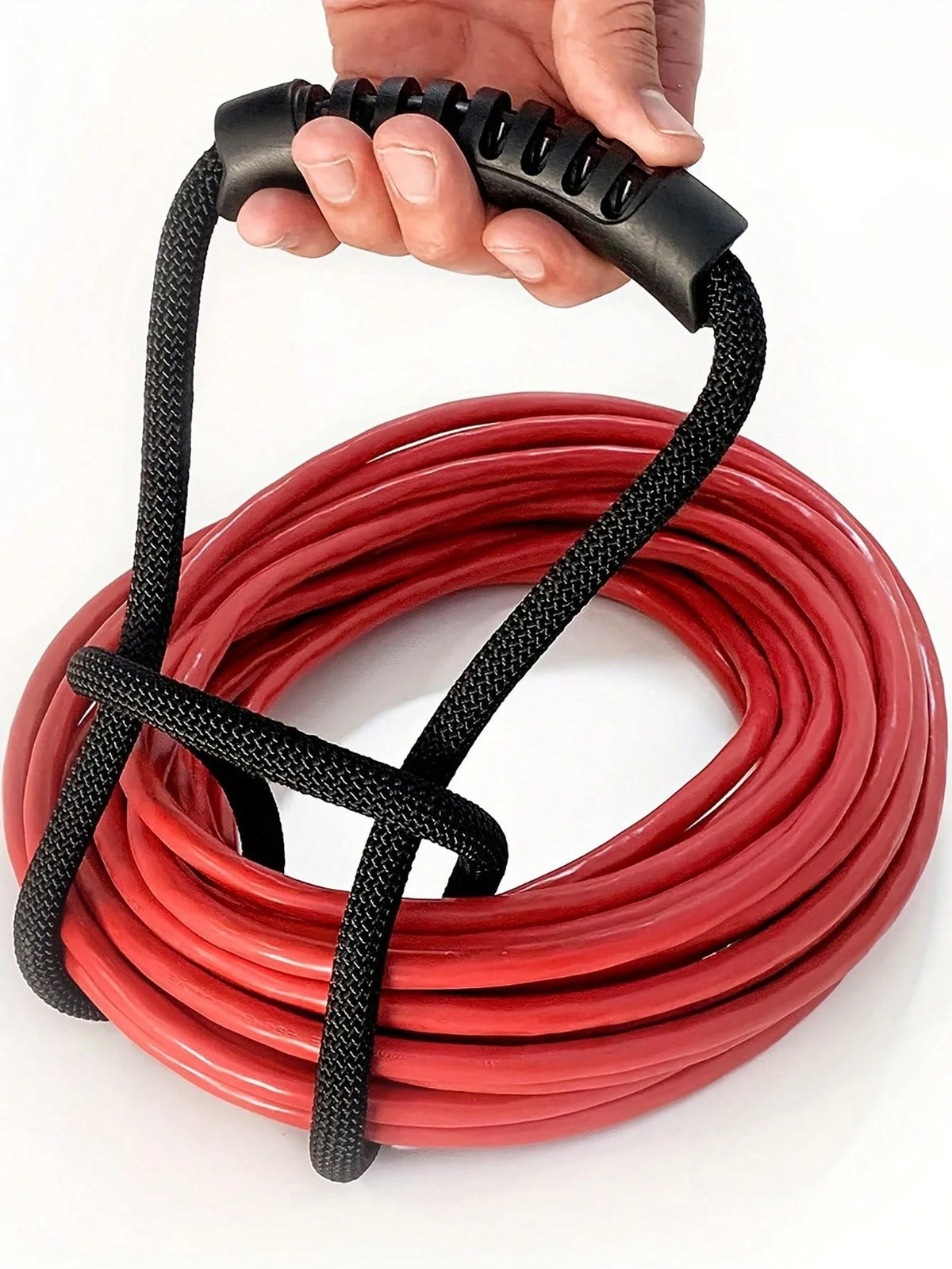 22-Inch Heavy Duty Strap With Easy Grip Handle- Cable Sleeve Organizer, Space Saving For Home, Garage, Boat, RV And More Multipurpose, Easy Storage
