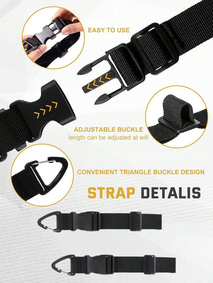 22-Inch Heavy Duty Strap With Easy Grip Handle- Cable Sleeve Organizer, Space Saving For Home, Garage, Boat, RV And More Multipurpose, Easy Storage