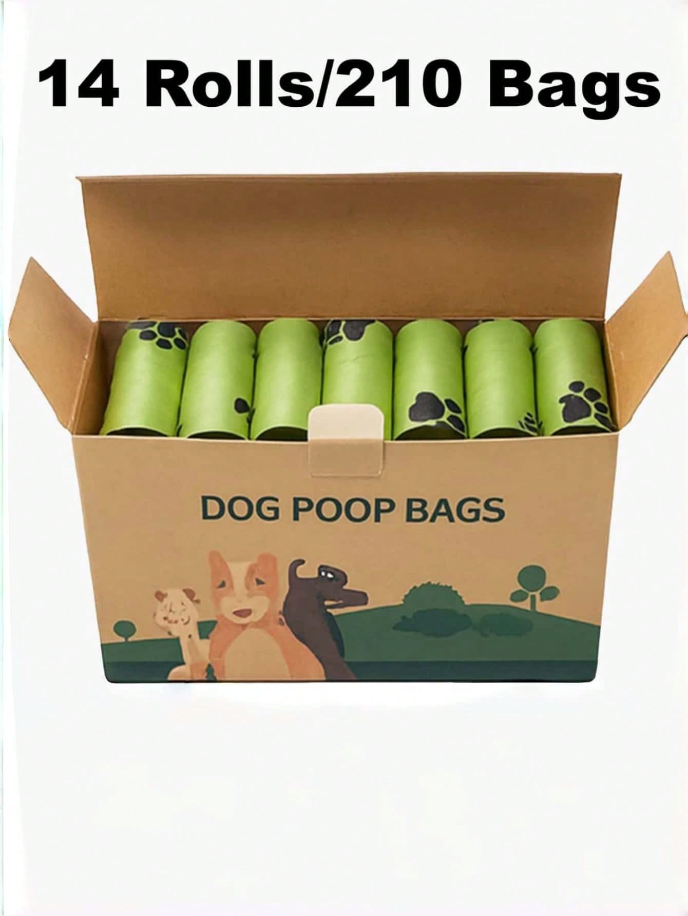 220pcs Dog Poop Bags 10 Rolls Leak Resistant Pet Waste Bags