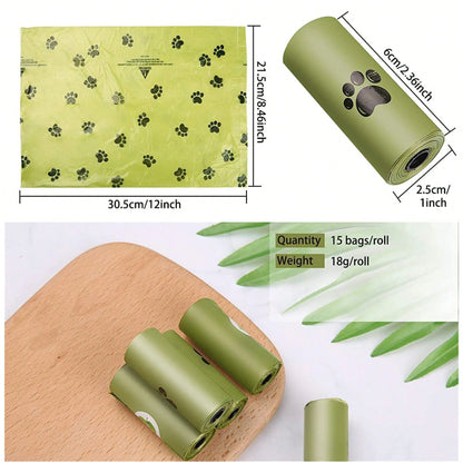 220pcs Dog Poop Bags 10 Rolls Leak Resistant Pet Waste Bags