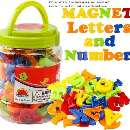26pcs Magnetic Letter Spelling Toy Set- Ideal For Early Language Learning, Spelling And Teaching: Great For School Education And Home Learning Materials, Halloween, Christmas Gifts, Alphabet Fridge M