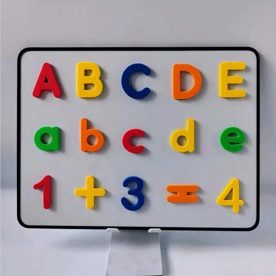 26pcs Magnetic Letter Spelling Toy Set- Ideal For Early Language Learning, Spelling And Teaching: Great For School Education And Home Learning Materials, Halloween, Christmas Gifts, Alphabet Fridge M