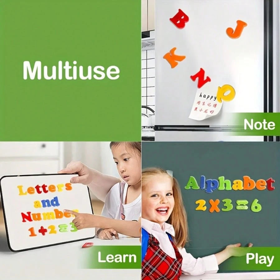 26pcs Magnetic Letter Spelling Toy Set- Ideal For Early Language Learning, Spelling And Teaching: Great For School Education And Home Learning Materials, Halloween, Christmas Gifts, Alphabet Fridge M