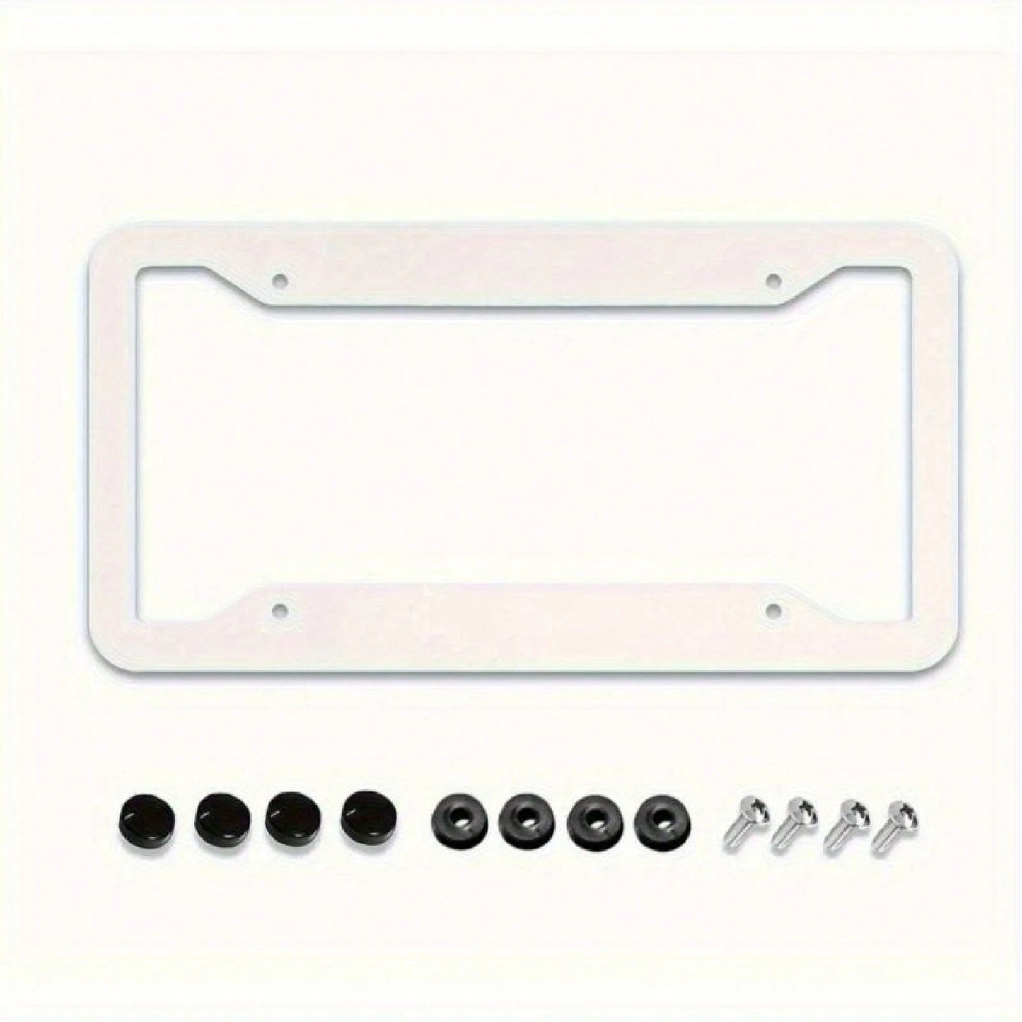 2D Flat, 2D Flat2D Metal License Plate Frame| 12x6inch Aluminum, Black Leopard Print, Suitable For Sedans, SUVs, Pickups, And Commercial Vehicles, Includes Mounting Screws And Washers, Durable And St
