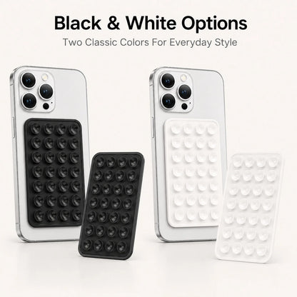 2pc Silicone Suction Cup Phone Case Holder, Transparent Silicone Suction Cup Phone Case Holder, Single-Sided Suction Cup, Adhesive Phone Stand, Phone Accessories, Suction Cup Phone Holder, Octobuddy
