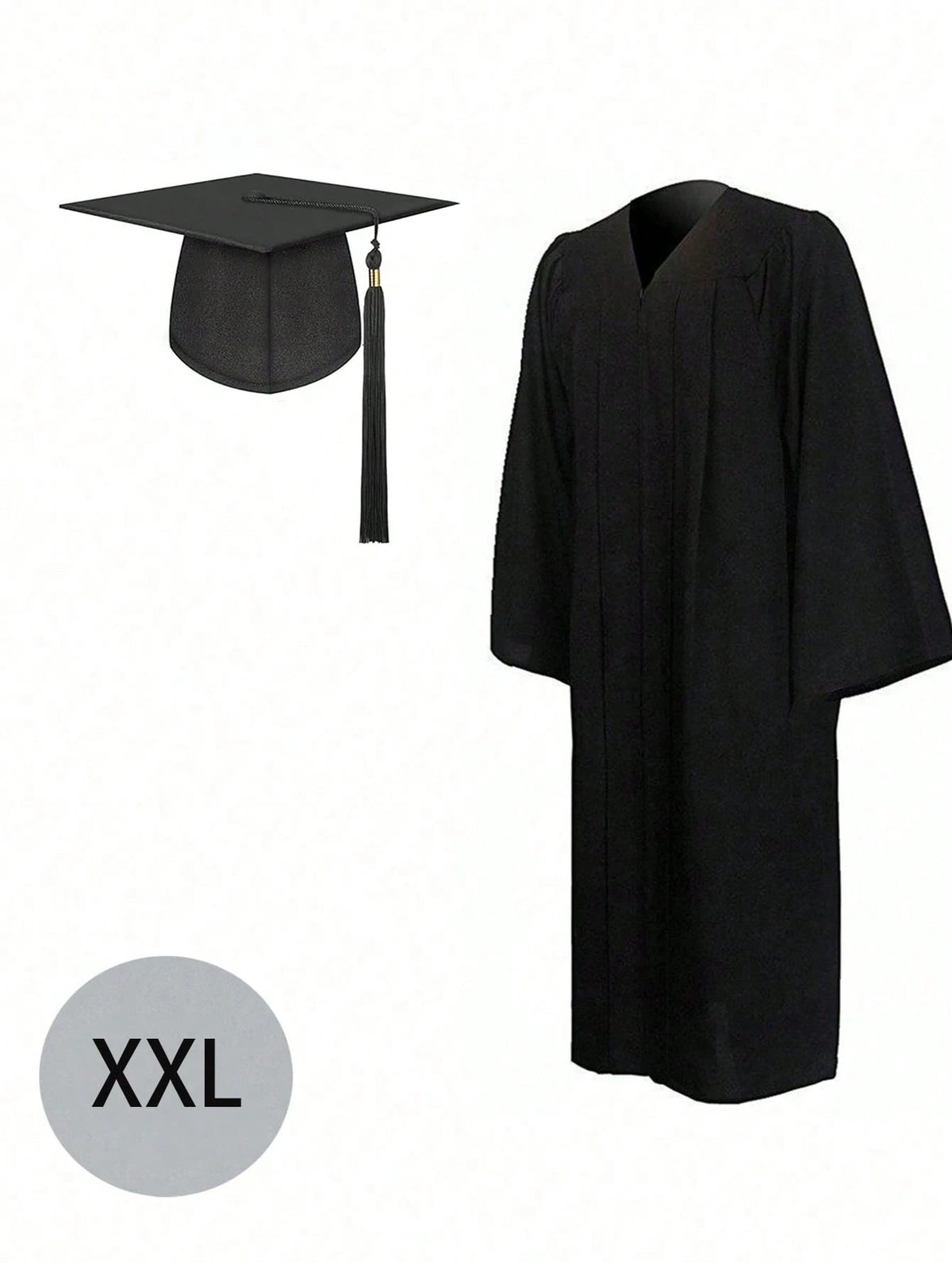2pcs/1pc Tassel Graduation Cap Gown Set, Suitable For Students Graduation Season, Graduation Party, For Men And Women,Essential For Graduation Party