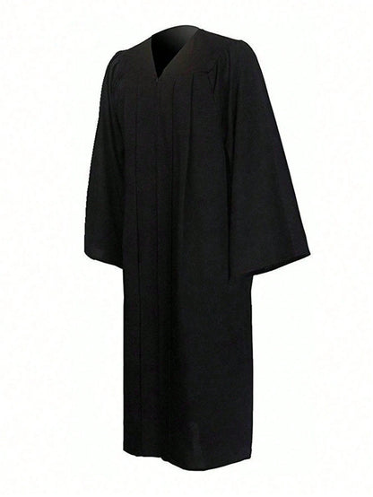2pcs/1pc Tassel Graduation Cap Gown Set, Suitable For Students Graduation Season, Graduation Party, For Men And Women,Essential For Graduation Party