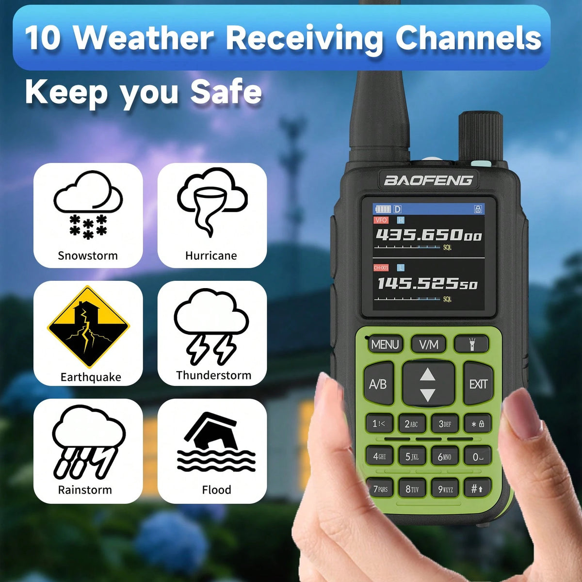 2pcs BAOFENG MINI 5 Lightweight Walkie Talkie Set, With 701 Antenna*2, 7-Color Antenna Rings, Electronic Outdoor Communication Device, Portable And Easy To Carry, Suitable For Fishing, Hiking, Hotel