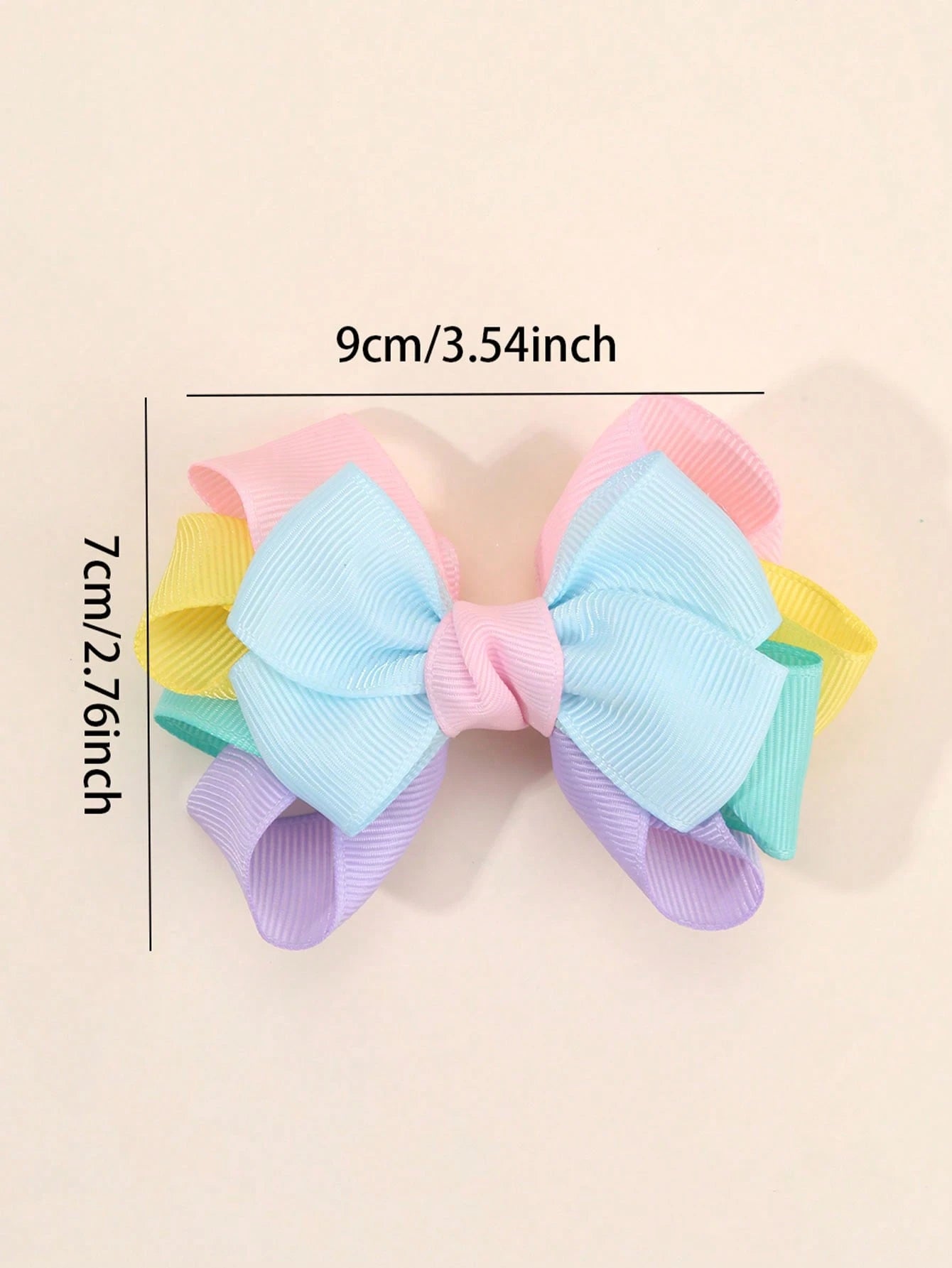 2pcs Candy Color Hair Clips, Suitable For Girls, Cute Bow Hair Clips, Pink Purple Satin Ribbon Alligator Clips, Colorful Bow Hairpins, Spring Summer Hair Accessories, Children Baby Hair Accessories