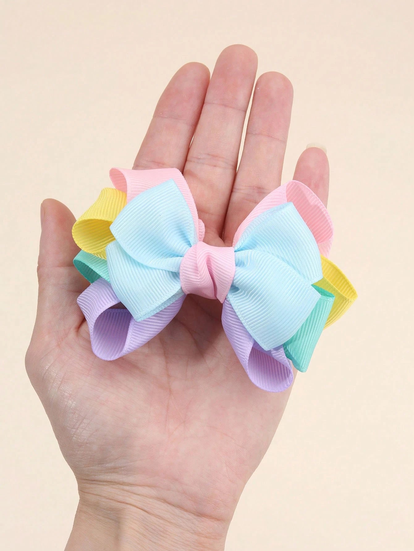 2pcs Candy Color Hair Clips, Suitable For Girls, Cute Bow Hair Clips, Pink Purple Satin Ribbon Alligator Clips, Colorful Bow Hairpins, Spring Summer Hair Accessories, Children Baby Hair Accessories