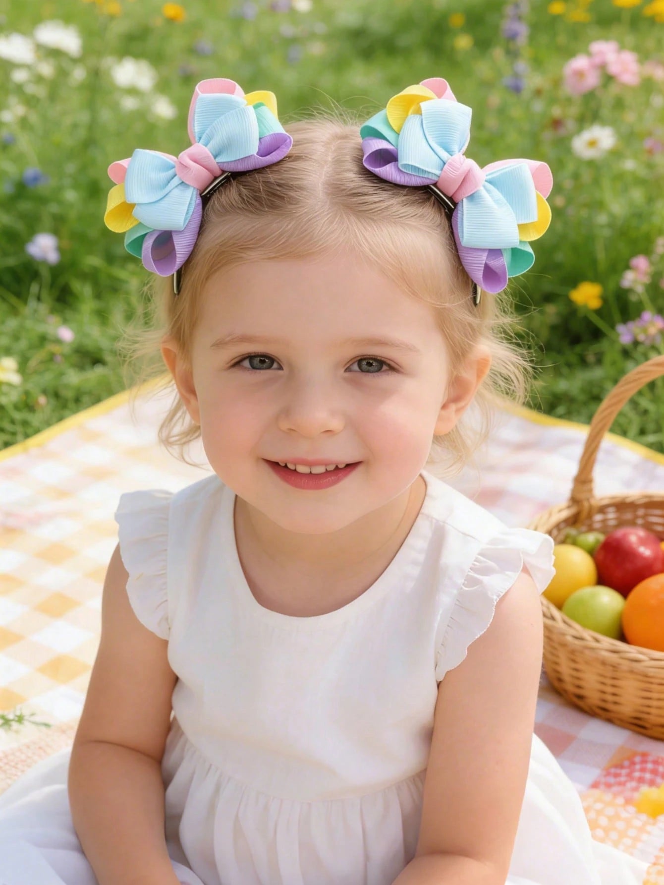 2pcs Candy Color Hair Clips, Suitable For Girls, Cute Bow Hair Clips, Pink Purple Satin Ribbon Alligator Clips, Colorful Bow Hairpins, Spring Summer Hair Accessories, Children Baby Hair Accessories
