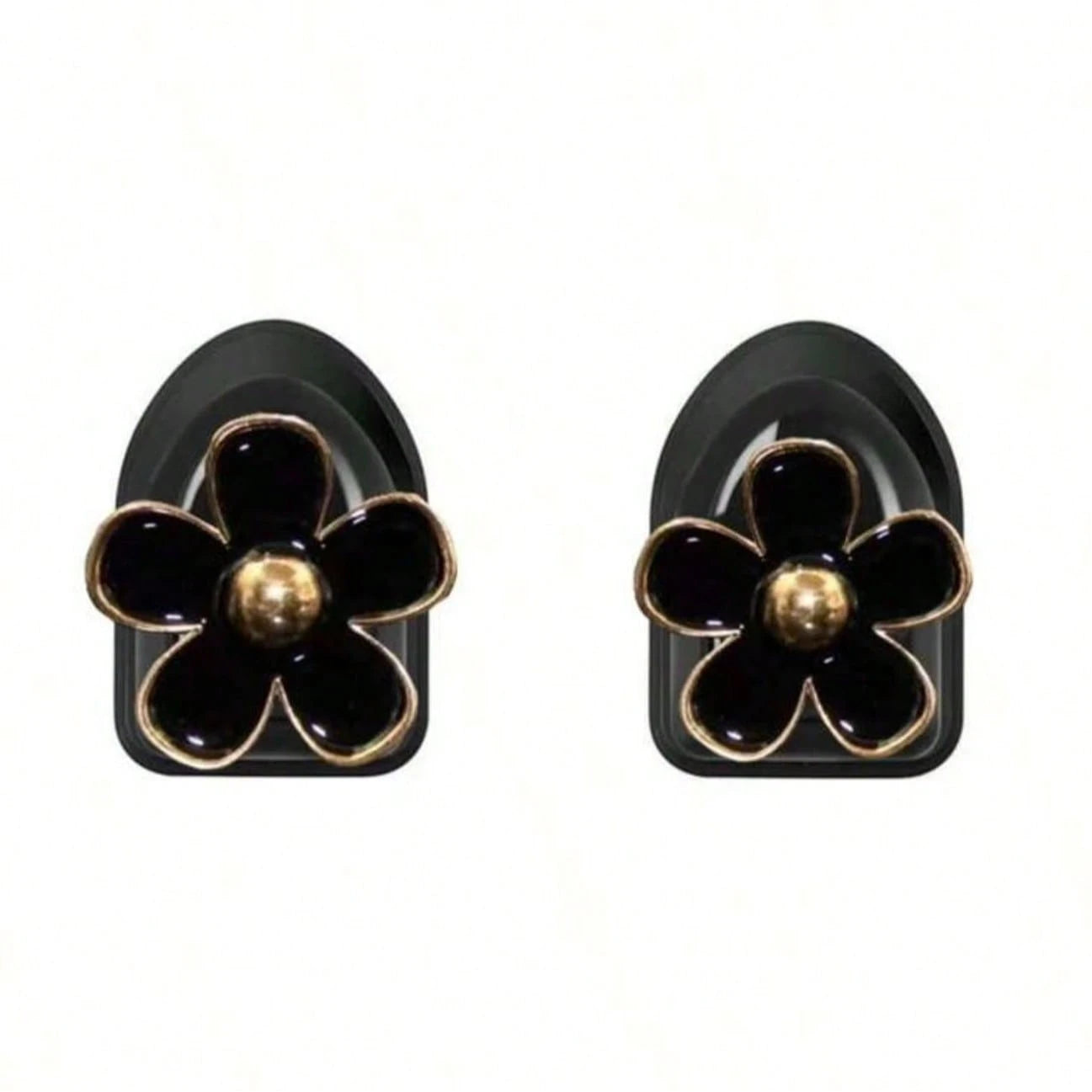 2Pcs Car Adhesive Mini Hooks, Flower Shaped Car Storage Hooks For Dashboard Storage And Home Use, Suitable For Hanging Bags, Keys, And Other Interior Decorative Accessories
