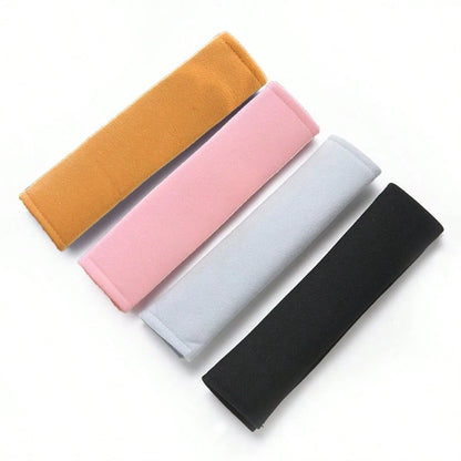2pcs Car Embroidered Shoulder Pad Protector Seat Belt Shoulder Cover