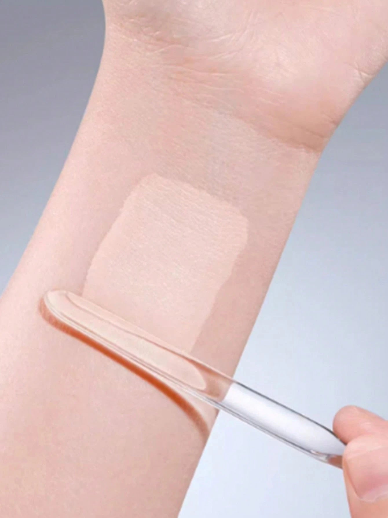 2pcs Foldable Acrylic Foundation Mixing Palette, Portable Makeup Artist Cosmetic Blender Spatula,Makeup,Cheap,Room Decor,Vanity,Travel,Bedroom,Makeup Accessories,Cheap,Stocking Stuffers,Makeup,Makeup