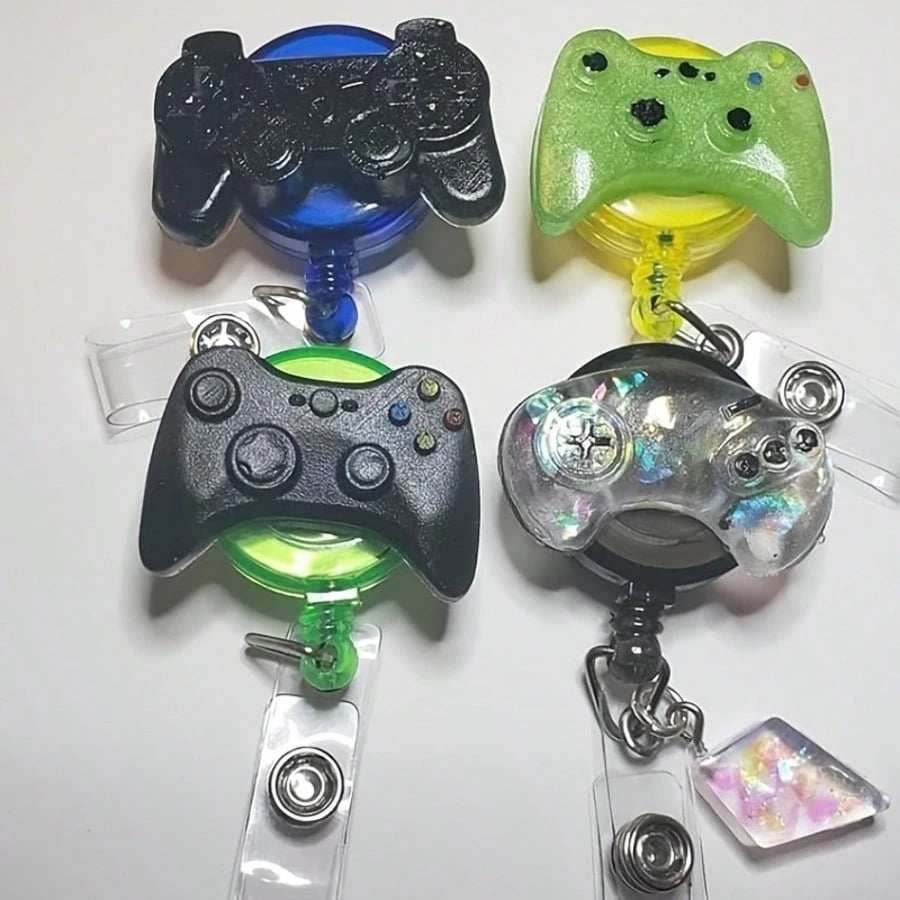 2pcs Game Controller Clay Silicone Molds, Video Game Controller Molds, For DIY Decorations, Handicrafts, Candle And Incense Decorations, Resin Crafts