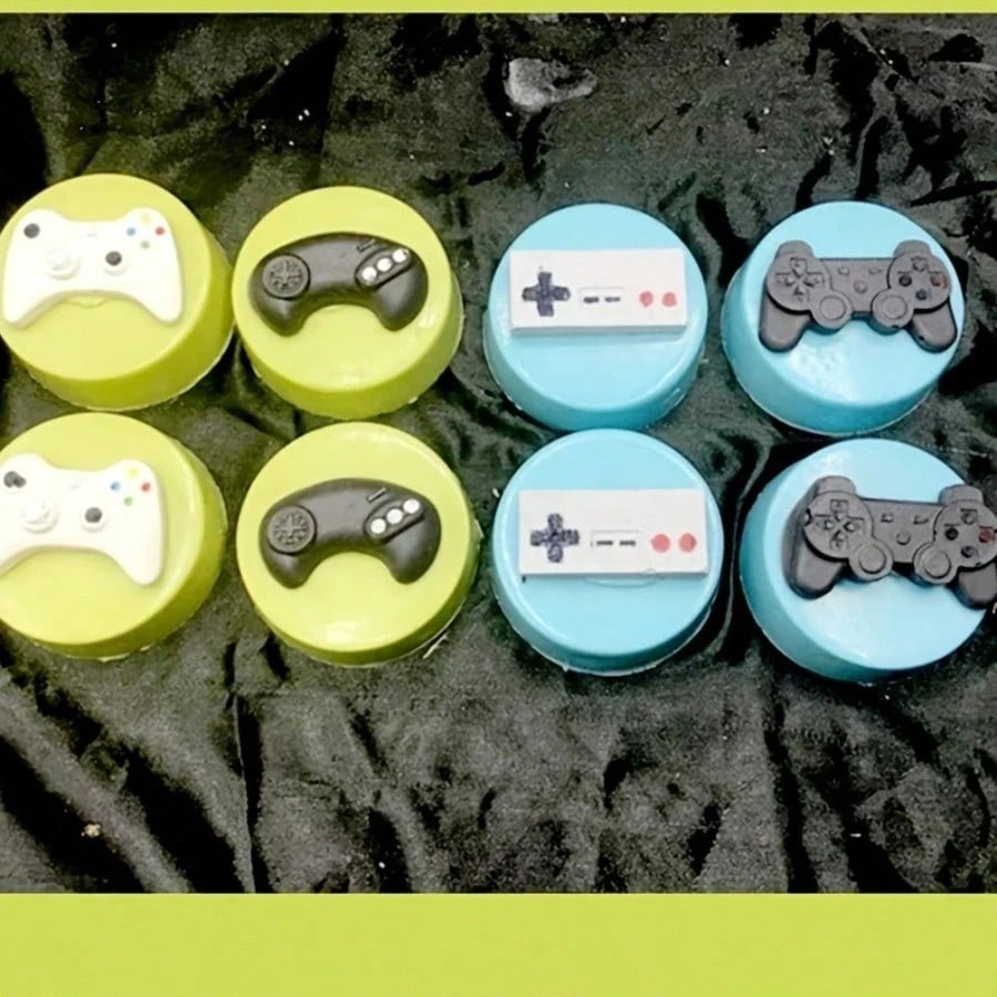 2pcs Game Controller Clay Silicone Molds, Video Game Controller Molds, For DIY Decorations, Handicrafts, Candle And Incense Decorations, Resin Crafts
