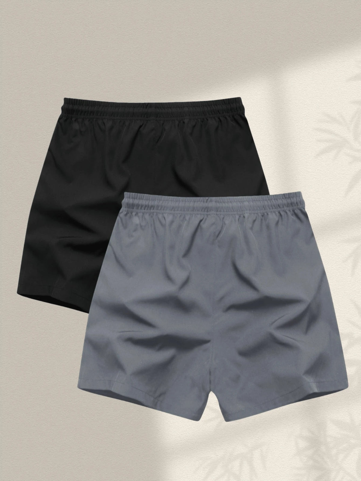 2pcs Men's Sports Shorts With Drawstring Waist And Side Pockets, Suitable For Running, Basketball, Fitness And Other Sports, Athleisure