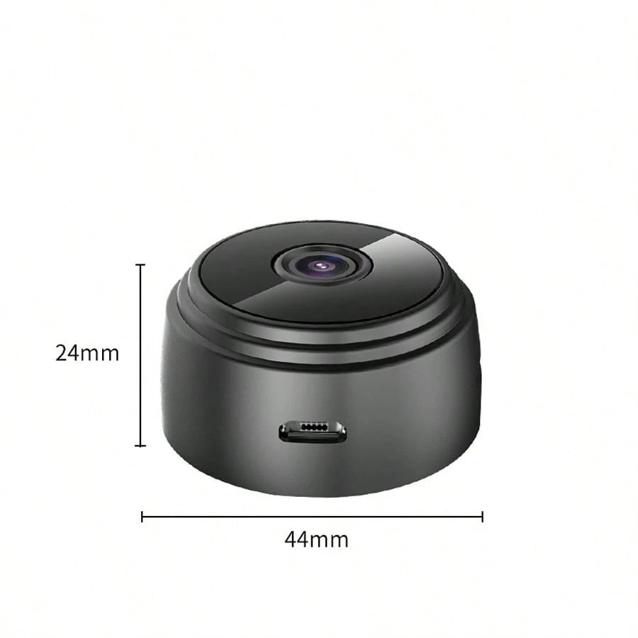 2pcs Mini Camera, High-Definition Hidden Wireless Camera With Bracket, Supporting WIFI Connection, Can Be Controlled By Mobile Application For Viewing And Monitoring, Suitable For Living Room, Office