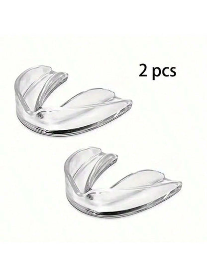 2pcs Mouth Guards, Multi-Functional Boxing And SandaCombat Sports Mouth Guards, Night Anti-Grinding BracesProtect Your Teeth While You Sleep