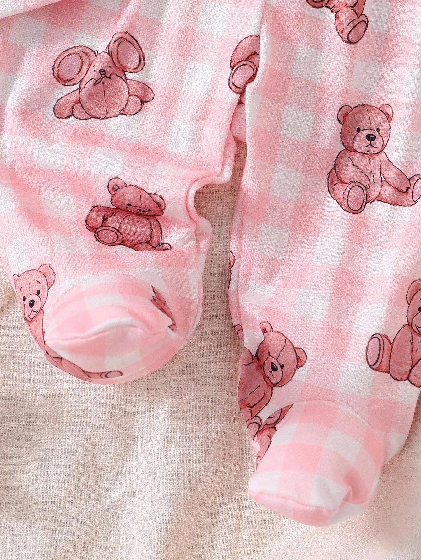 2pcs Newborn Baby Girls' Cute Bow Pattern Long Sleeve Top And Pants Casual Comfortable Pajama Set Newborn Cute Pj Set Fall Winter
