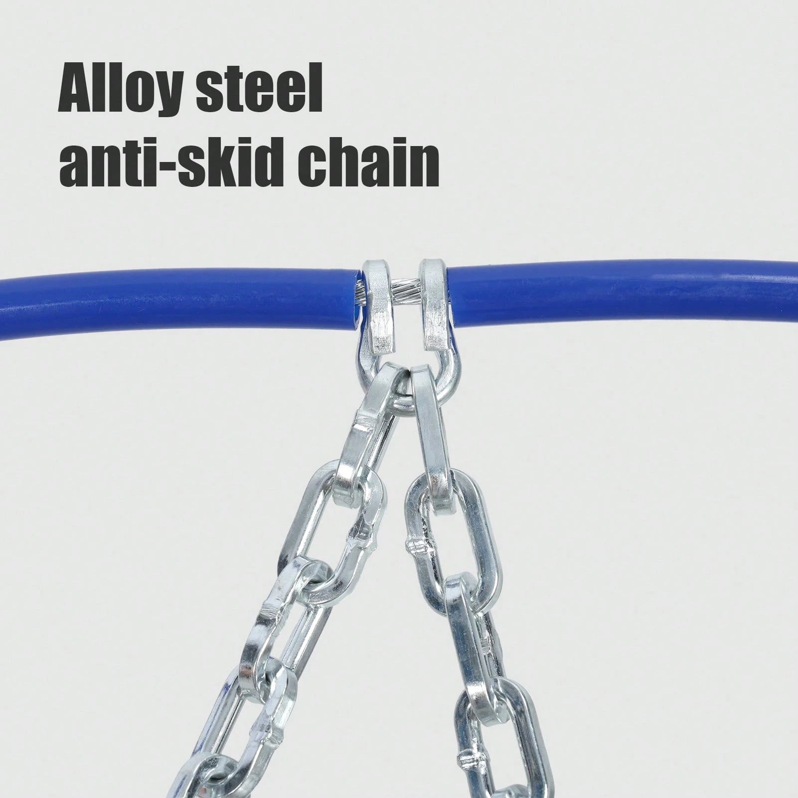 2Pcs Portable Snow Tire Chains, Auto Fixing 1 Min Quick Fit Easy Installation Tire Chains, Universal Emergency Tire Traction Chains For Passenger Car, Pickup Trucks, SUV