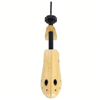 2pcs Professional 2-Way Premium Shoe Stretcher Wooden Shoe Trees, Adjustable Length & Width Durable Shoe Shaper For Men And Women