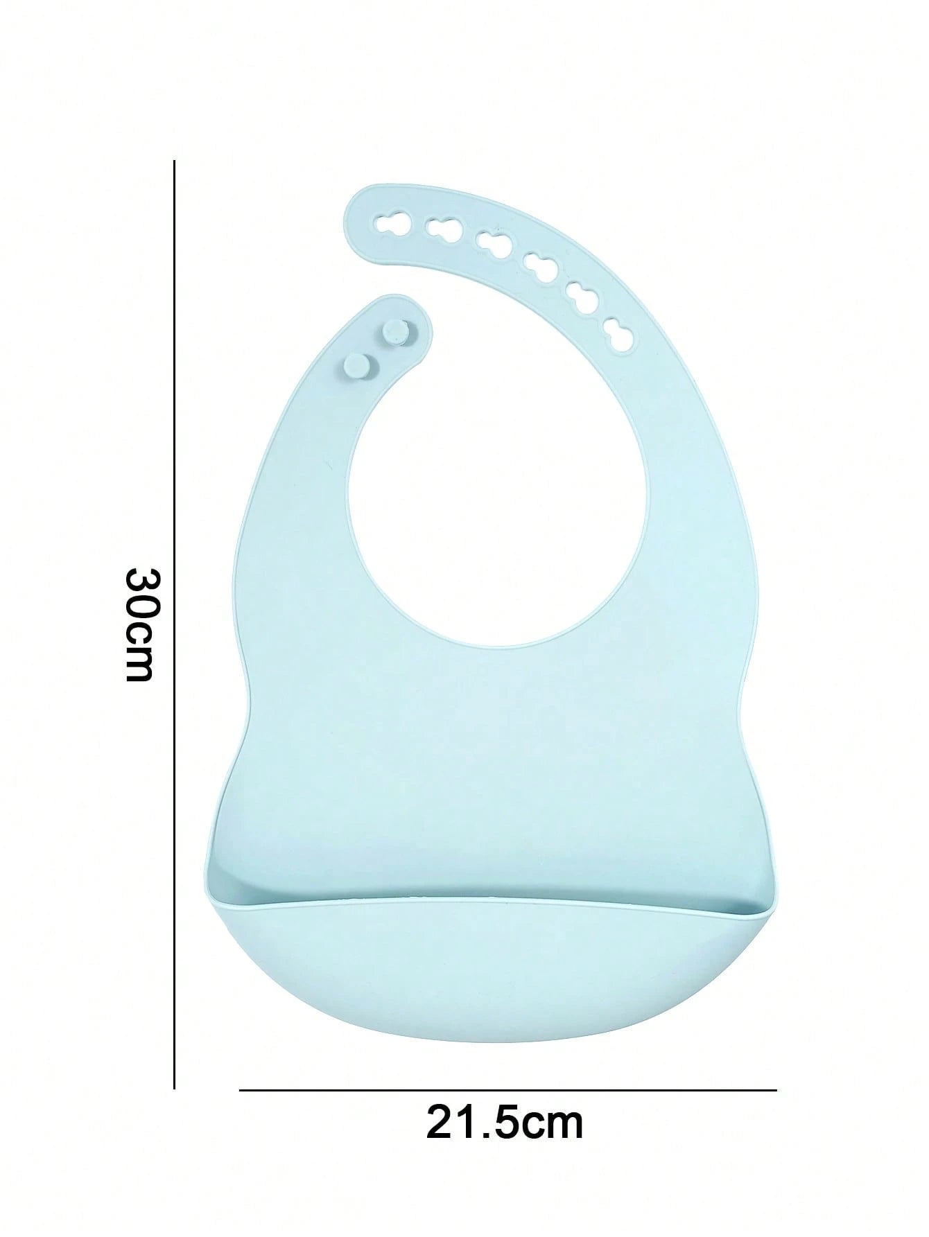 2pcs/Set Adjustable Silicone Baby/Kids Waterproof Bib, Easy To Clean, Durable, Suitable For Daily Use