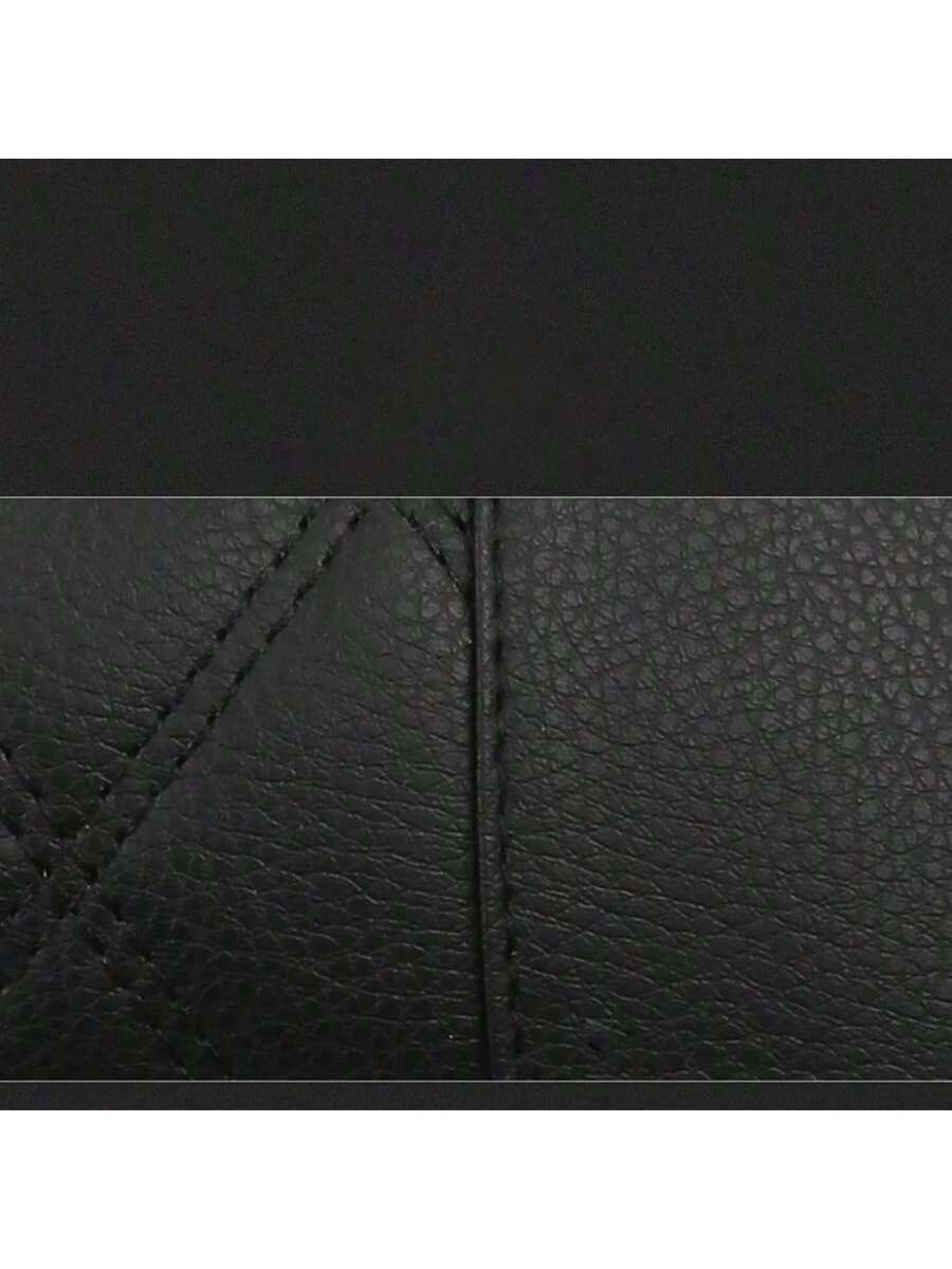 2pcs/Set Leather Car Neck Pillows, Leather Car Headrest Pair, Suitable For All Seasons,Car Pilow