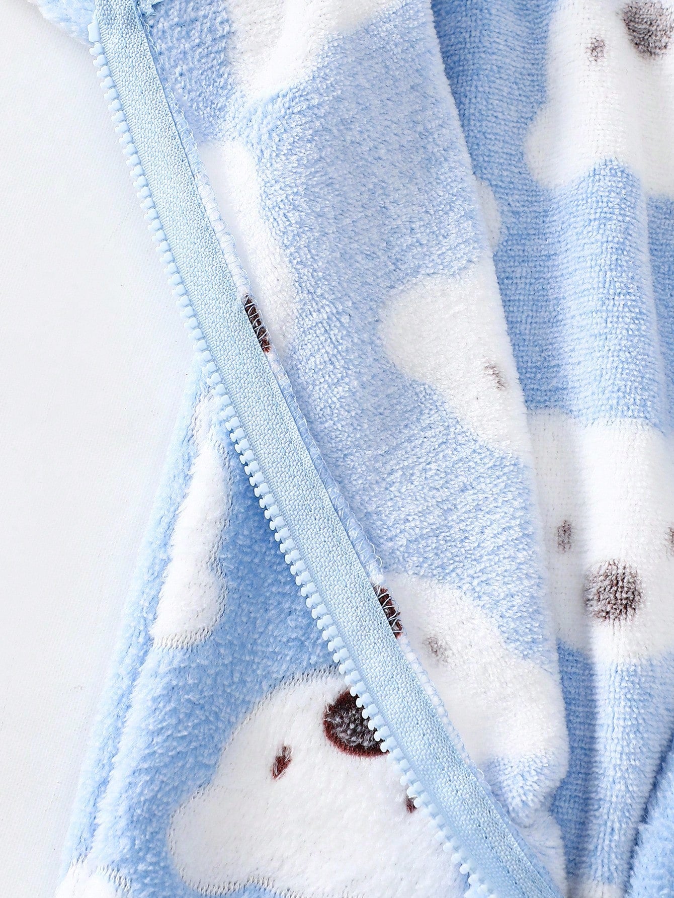 2pcs/Set Newborn Cute Koala Print Embroidered Plush Thickened Long Sleeve Jumpsuit Pajamas, Autumn/Winter Fall