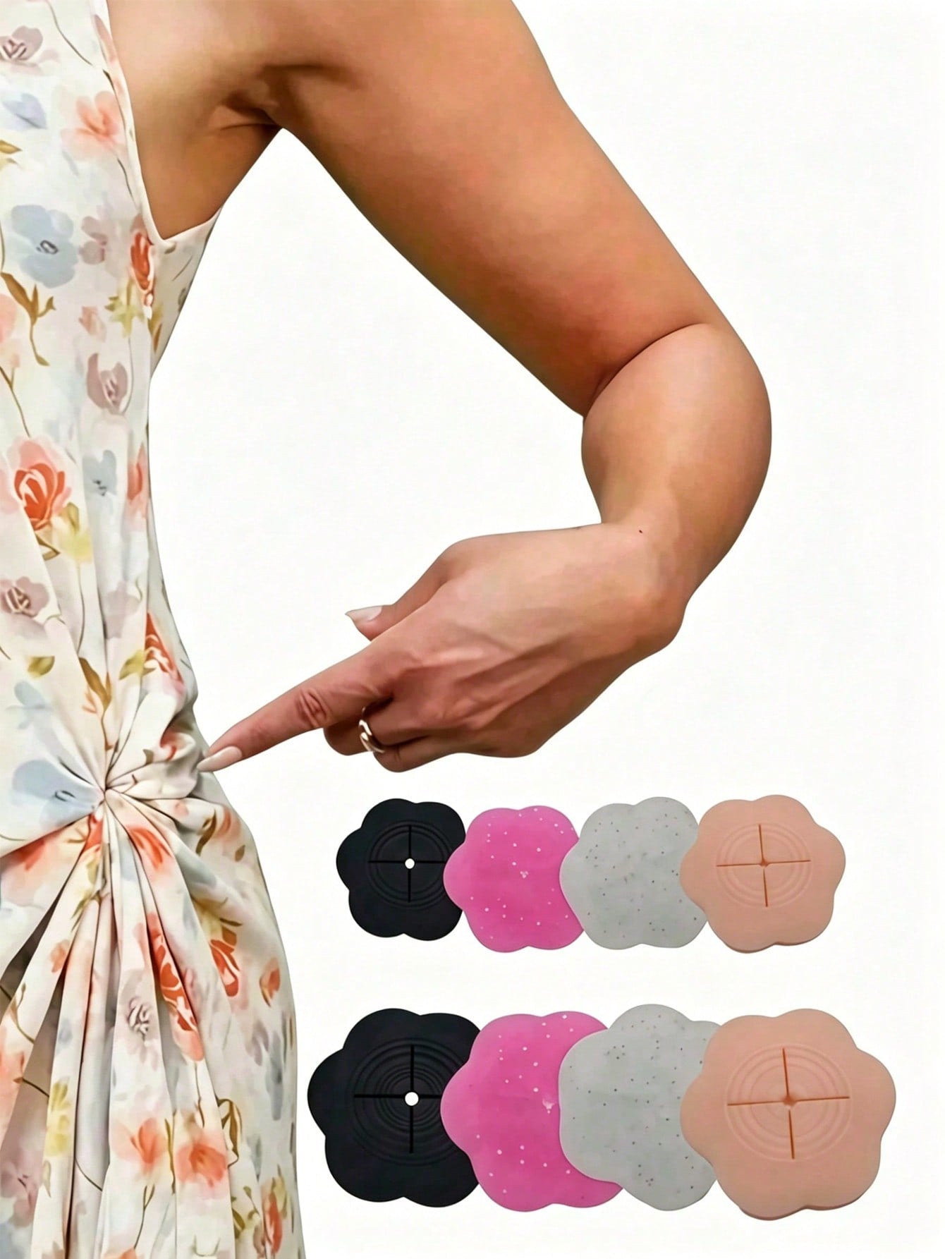 2pcs Women's Multi-Functional Clothing Buttons, Waistline Fastener Accessories For Short Sleeve Or Skirt Clothing