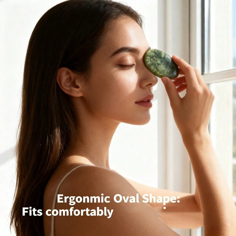 3/2/1pc Hot & Cold Eye Massage Pad, 3*4cm Pink And Green, Facial Skincare